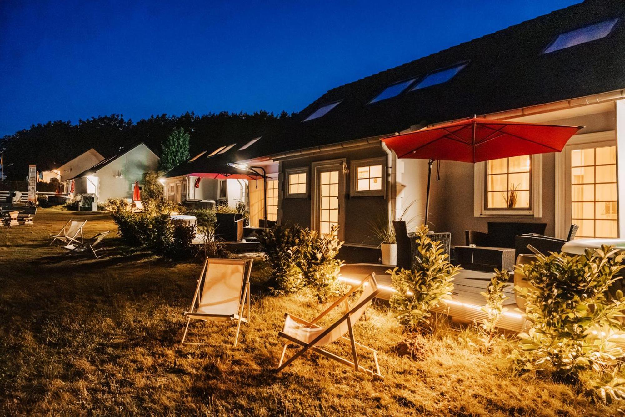 Ferienhaeuser Insel Usedom Haus Samara 8 - Blick Aufs Achterwasser! Whirlpool Und Sauna Lutow Eksteriør bilde